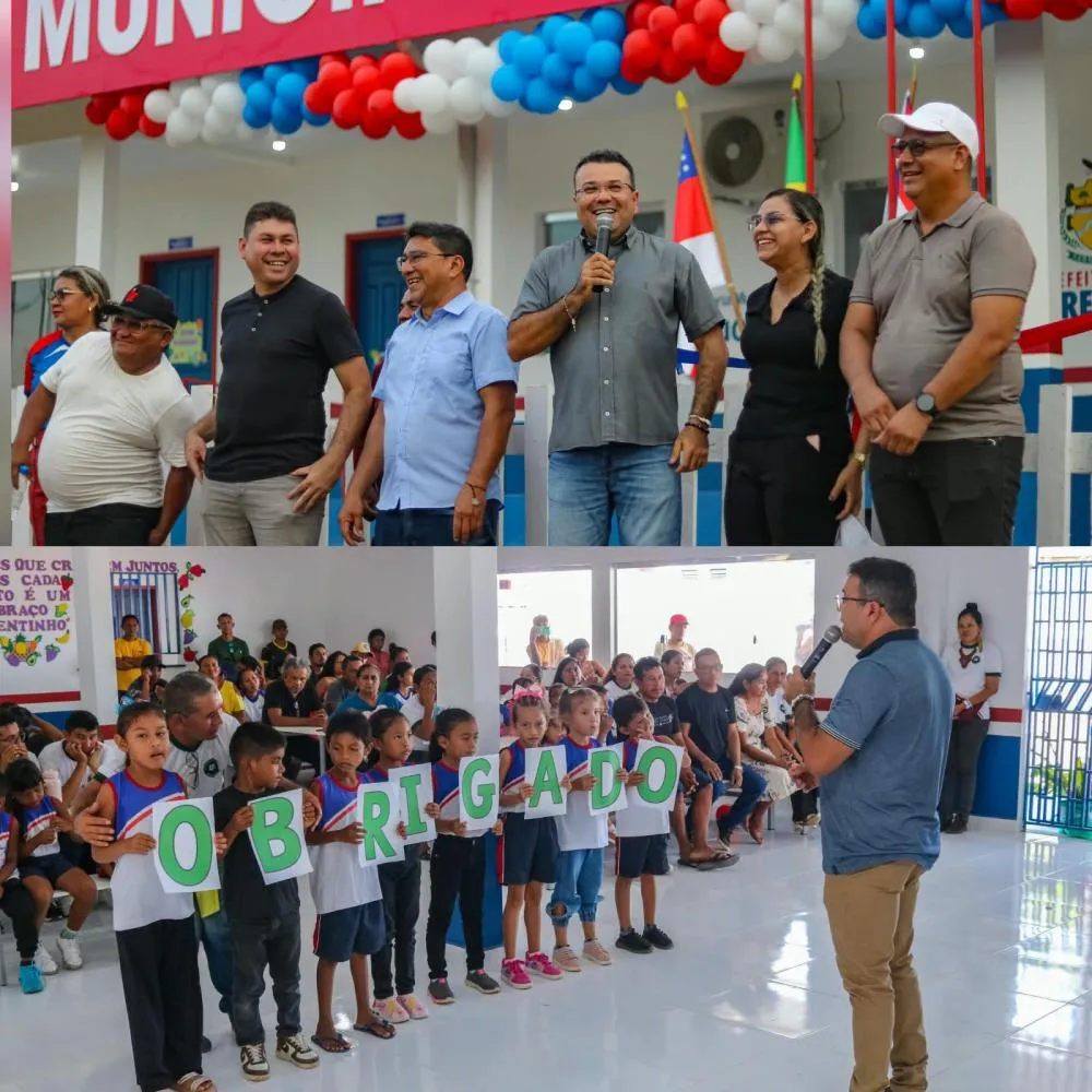 Prefeitura de Barreirinha inaugura mais duas escolas e chega a seis unidades entregues no mês de setembro
